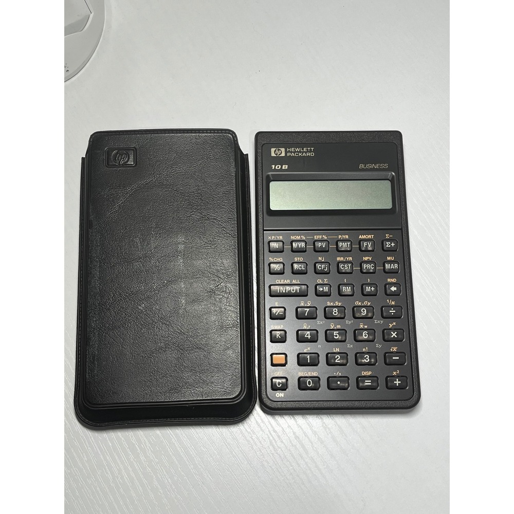 Vintage HP 10B Business Finance Calculator Made in USA‎ with original Slipcase